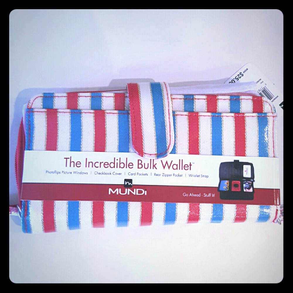 COPY - Patriotic Stripes! Wallet..Holds Everythin…